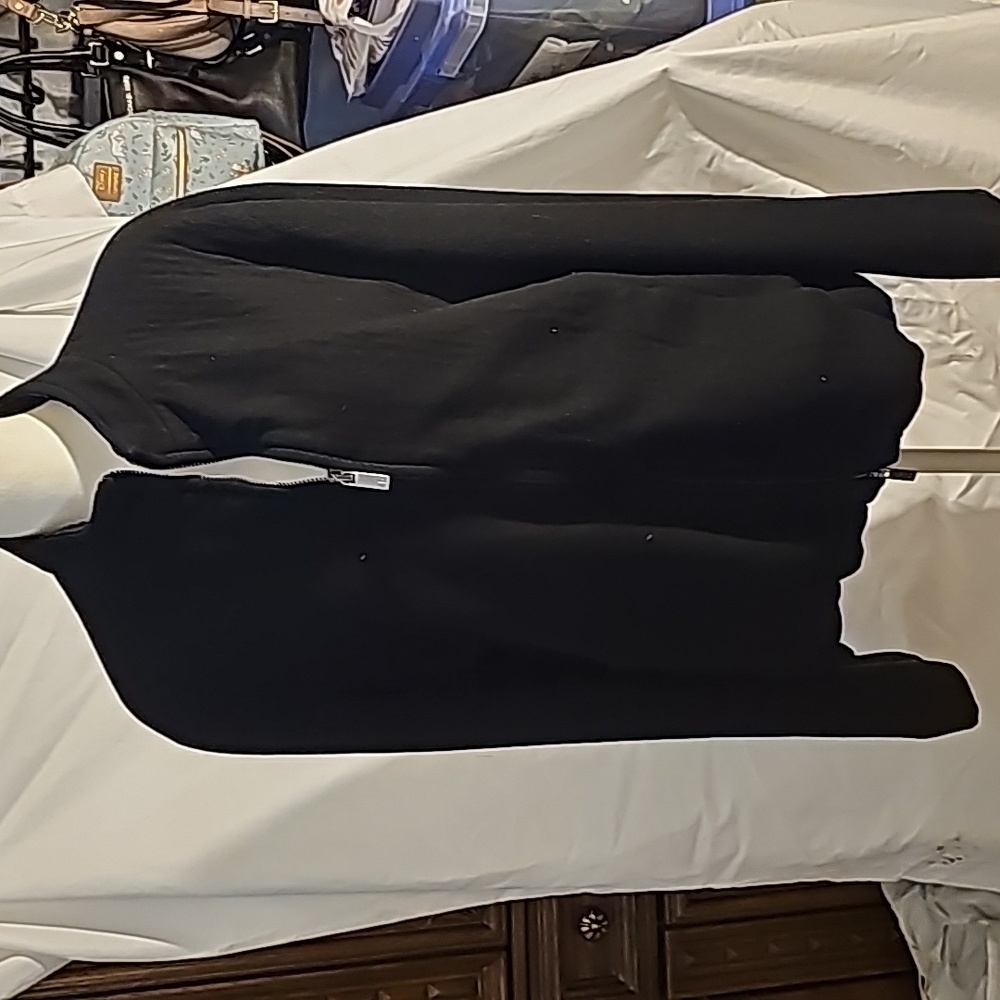 Armani Exchange men winter wool coat size L just been dry cleaned